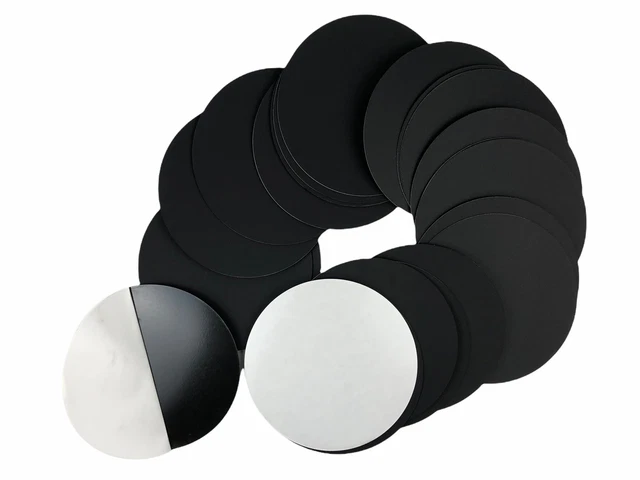 25PK Black Acrylic Circle Discs Round Plexiglas Laser Cut Blank 8-3/4" Diameter