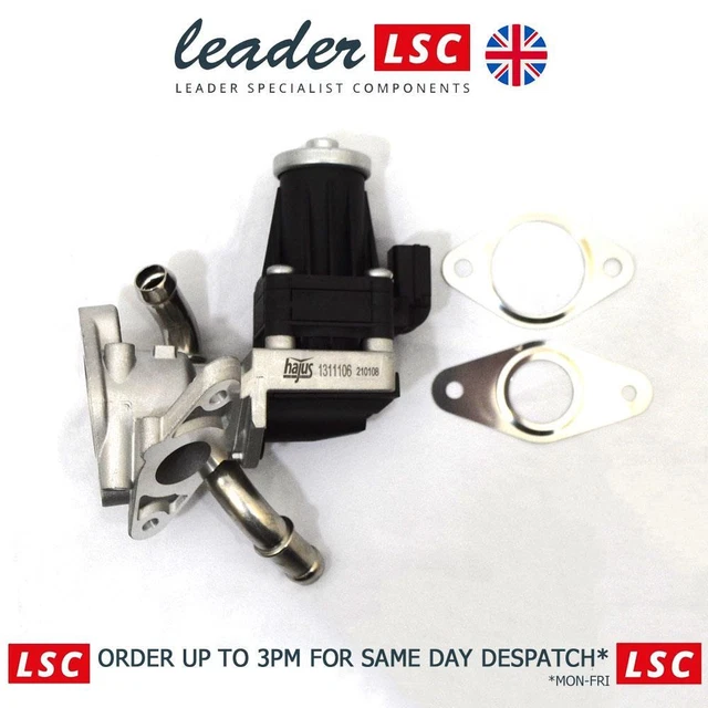 EAU COOLED EGR Valve Et Joints Citroen Relay Mk2 HDI 9800555380 Neuf 2.