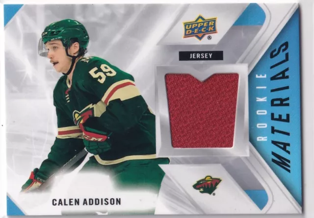 Calen Addison 2021-22 Upper Deck Ice Green Rookie Card #137