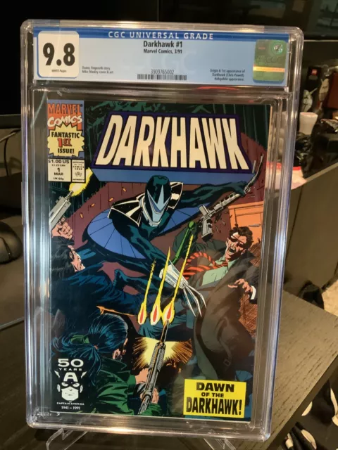 Marvel 1991: Darkhawk #1 CGC 9.8  Mike Manley Cover  - 1st Appearance and Origin