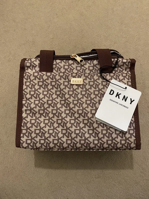 BRAND NEW DKNY Monogram Lunch Bag Thermal Tote Cool Handbag Rose