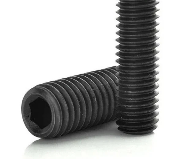 1/2-20 × 1" Socket Set Screw, (10) Cup Point, PLAIN Finish, New.