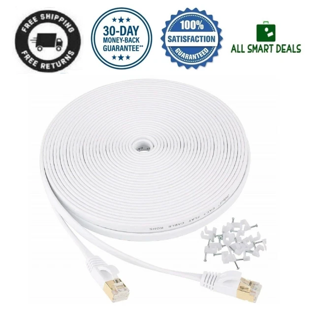 CABLE DE 50 Pies 15 Metros RJ45 Largo Multifuncional