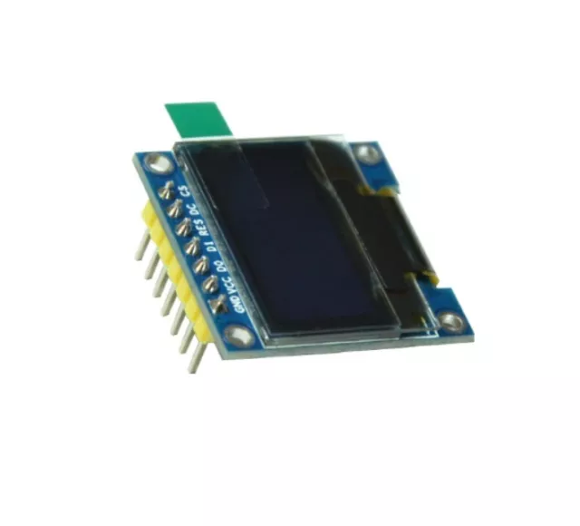 1PCS Blue 3-5V 0.96" SPI Serial 128X64 OLED LCD LED Display Module for Arduino 2