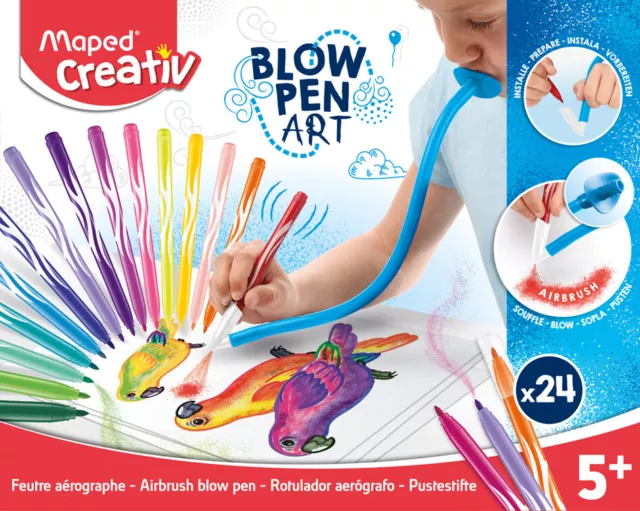 Maped Creativ Pustestift BLOW PEN "Art" 32-teilig