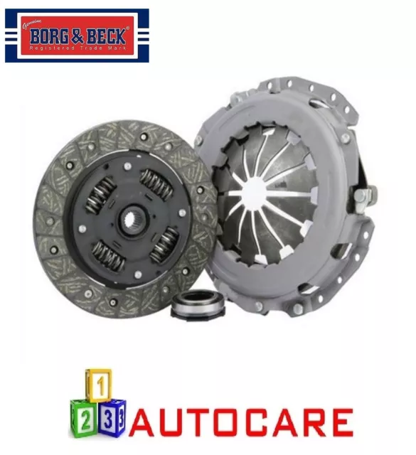 Borg & Beck 3 Piece Clutch Kit For Fiat Punto MK2 1.2 60