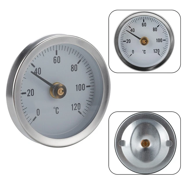 Hohe Qualität Thermometer 6.3*6.3*1cm 63mm Zifferblattdurchmesser Metall