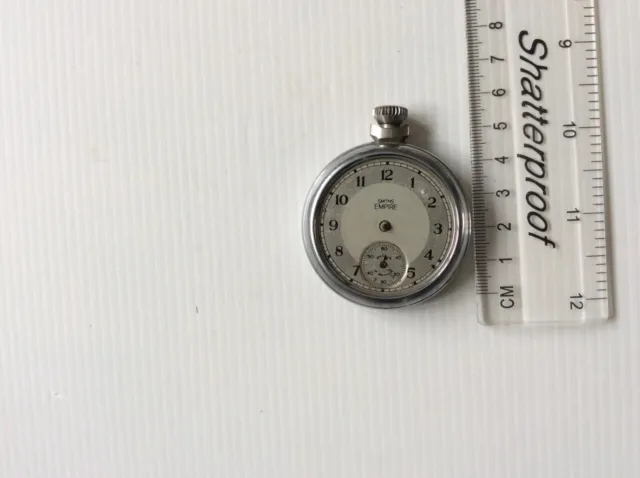 Vintage Smiths Empire Pocket Watch Basically Case Only No Back Spares or repair