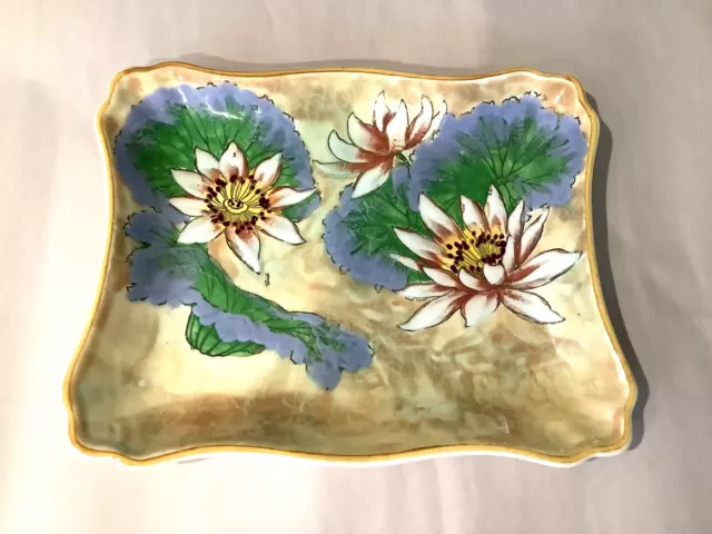 Royal Doulton England D6134 Water Lilly Serving Plate 9.25" Good Condition