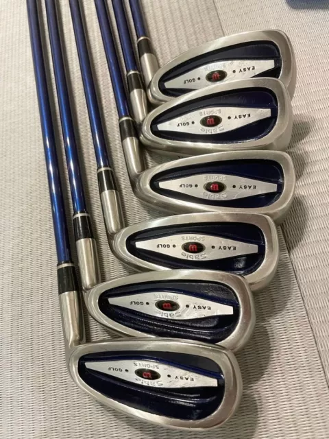 Wilson Women's sable WL-201 6.7.8.9.P.S 6-piece iron set from Japan Used