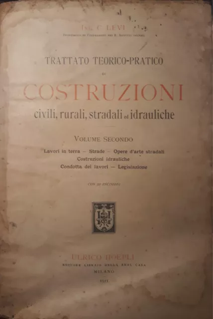 Trattato teorico-pratico  di costruzioni civili,rurali,stradali ed idrauliche.I