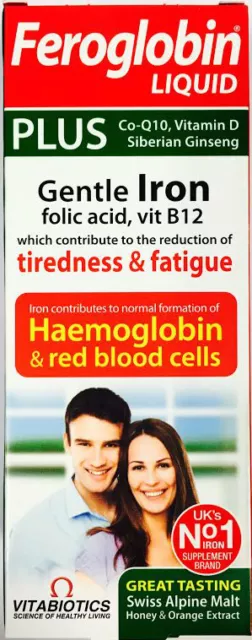 Vitabiotics Feroglobin Liquid Plus - 200 Ml