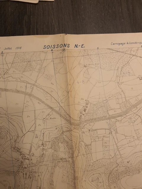 GROUPE DE CANEVAS De Tir SOISSON NE Carte De Guerre WW1 1916 EUR 60,00 ...