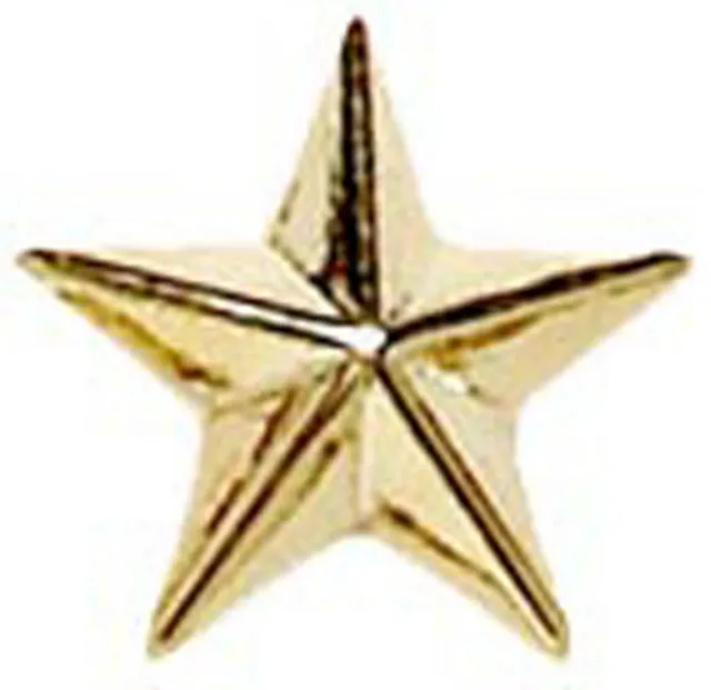 Schools Badge, Raised Gold Star School Awards Badge Size 8mm In 3 Colours (GW)