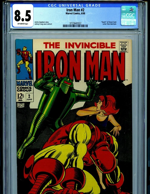 Iron Man #2 CGC 8.5 NM Marvel Comics 1968 K19