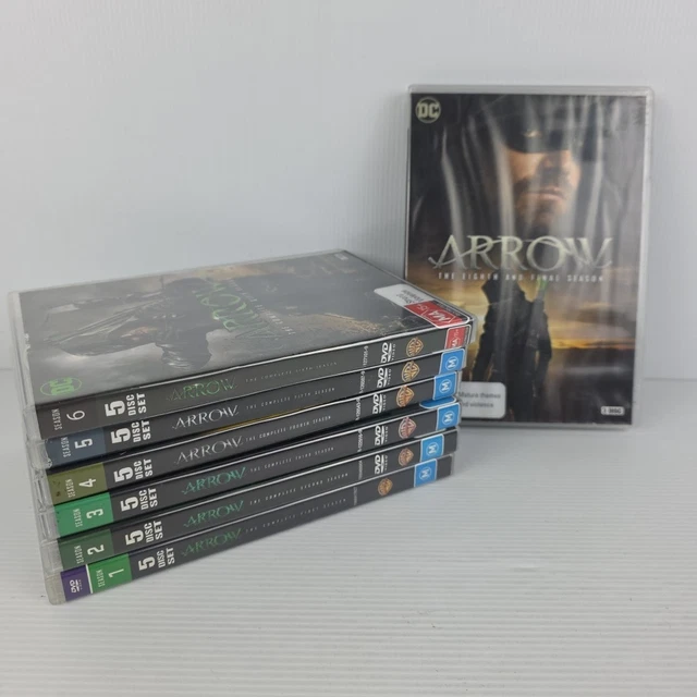 ARROW COMPLETE Series Seasons 16 + 8 (1 2 3