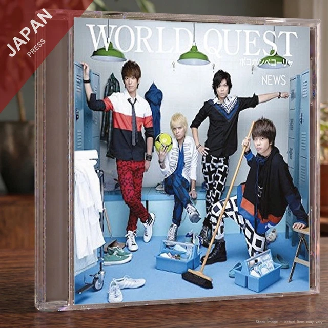 NEWS - WORLD QUEST/ポコポンペコーリャ(Regular Edition) CD Japan