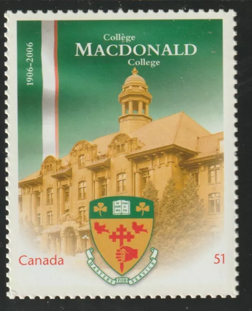 CANADA 2006 #2172i Macdonald College - die cut Unused