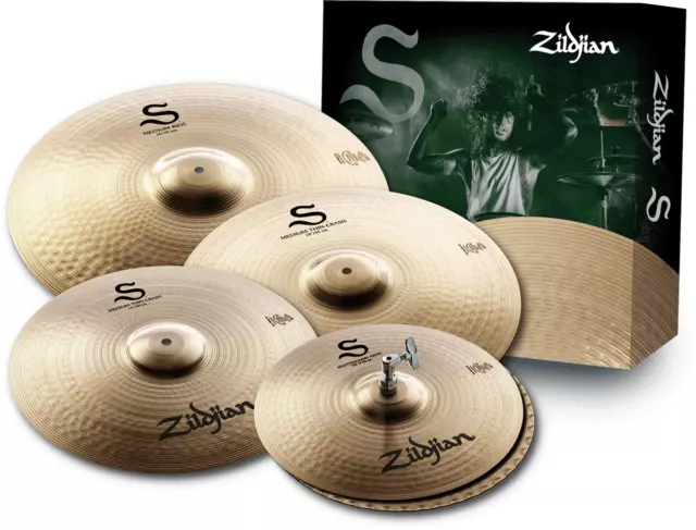 Pack Cymbale Performer Hi Hats 14  Crash 16"+18"  Ride 20" Zildjian Serie S S390