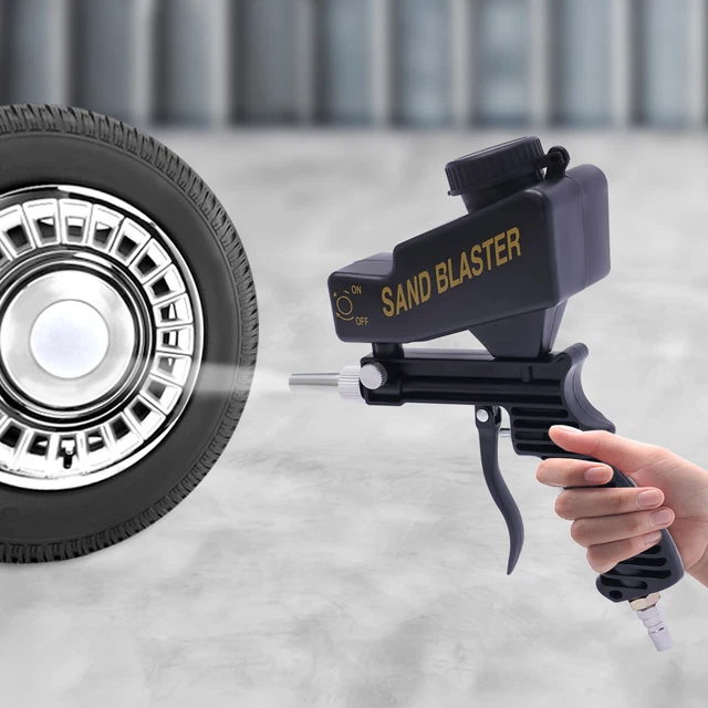SAND BLASTER GUN Soda Spray Tool Air Compressor Pneumatic Handheld 70