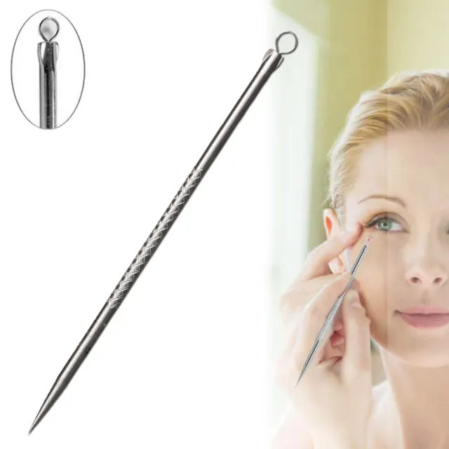 Blackhead Comedone Zit Acne Pimple Spot Facial Remover Needle Pin Tool Extractor