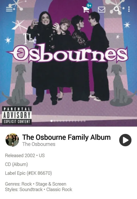 The Osbournes ~ Ozzy Family Album +1 CD 2002 Hi-Tech AOR Melodic Rock WestCoast