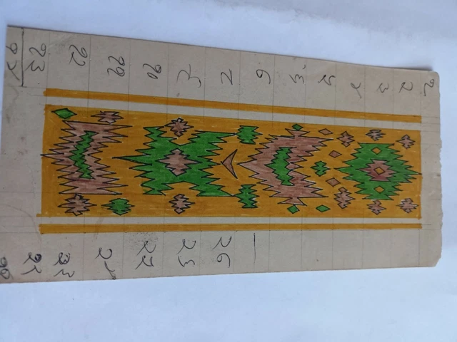 Indian floral collectible piece of artwork rare textile design handmade design