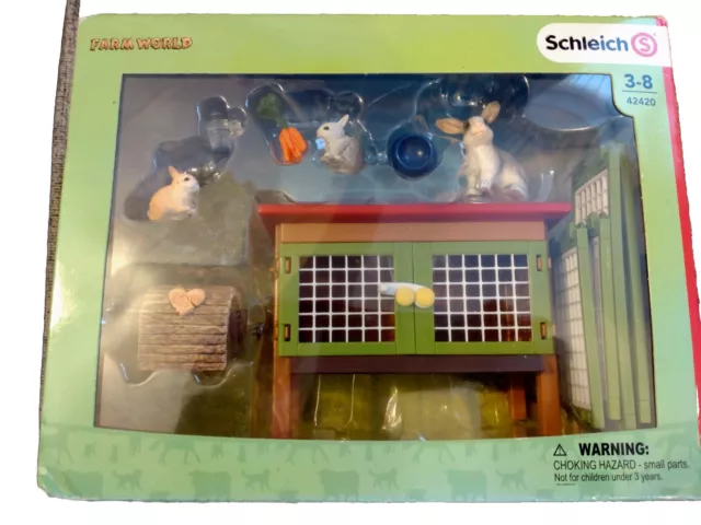 Schleich Rabbit and Guinea Pig Hutch 42500  Rabbit Run