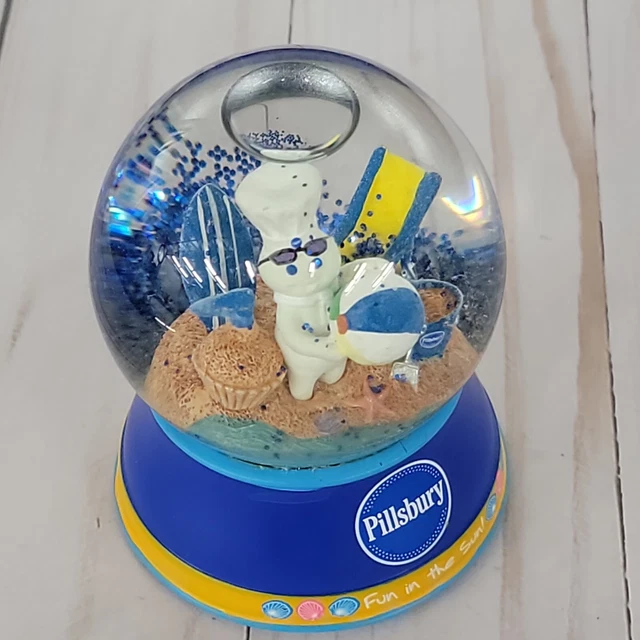 2011 Pillsbury Doughboy Snow Globe "Fun In The Sun!" by Willabee & Ward