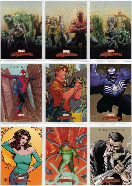 2007 Marvel Masterpieces Splash Page/Skybox Fleer Spider-Man You Pick the Card