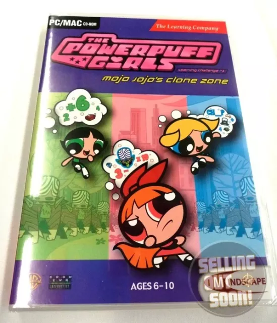 The Powerpuff Girls Mojo Jojo's Pet Project CD ROM Game 2001 E05