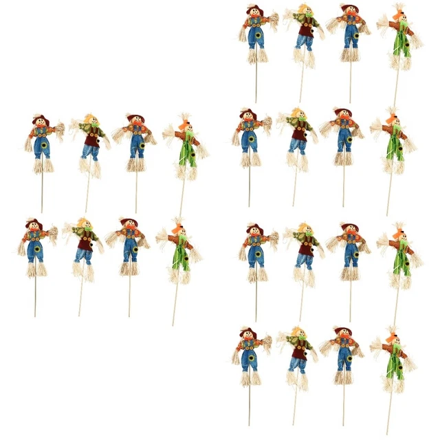 3x Halloween Garten Scarecrow Herbst Decor Party Ornament Halloween Hof Zeichen