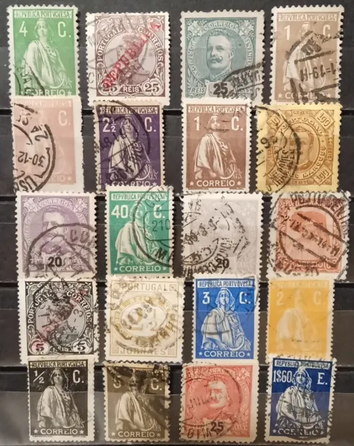 Alte Briefmarken Sammlung Portugal, gestempelt, 1