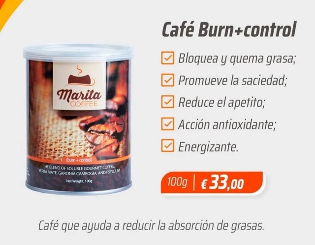Café Marita Burn + Control con Garcinia Camboya y Hierba Mate