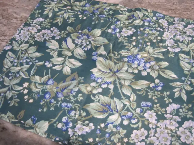 PR CURTAINS LAURA Ashley beige floral red green cotton or cotton linen mix  £39.99 - PicClick UK