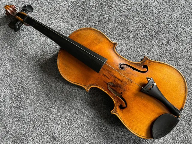 Antike Antonius Stradivari Stradivari Kopie Violine volle Größe 4/4 Schleife & Etui