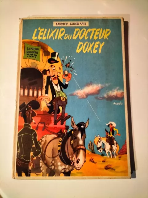 Eo Cartonnee 1955 Lucky Luke T 7 L Elixir Du Docteur Doxey Par Morris  (Z39)