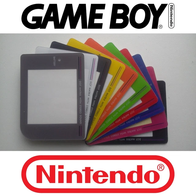 【ツ】Ecran vitre de remplacement game boy DMG-01 gameboy 10 couleurs au choix【ツ】