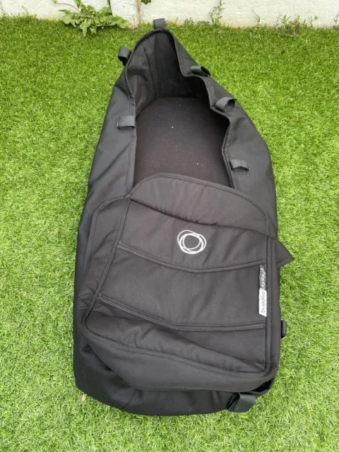 Bugaboo Burro2 Carrycot con Delantal Negro Se adapta a Burro Burro2 Burro5 Burro3