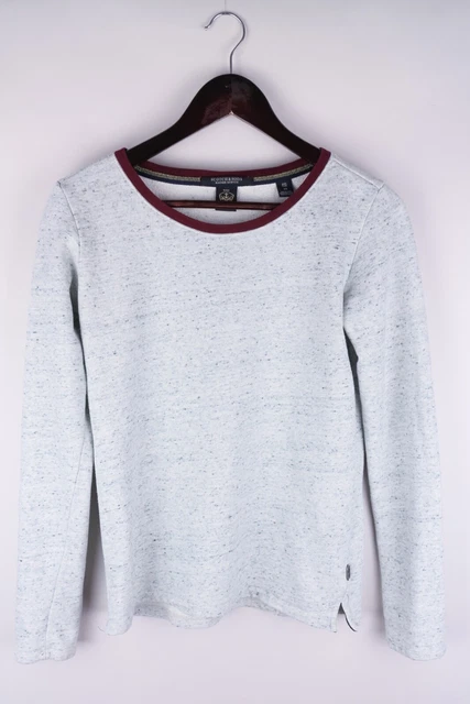 Felpa uomo Scotch & Soda verde chiaro pullover cotone taglia XS