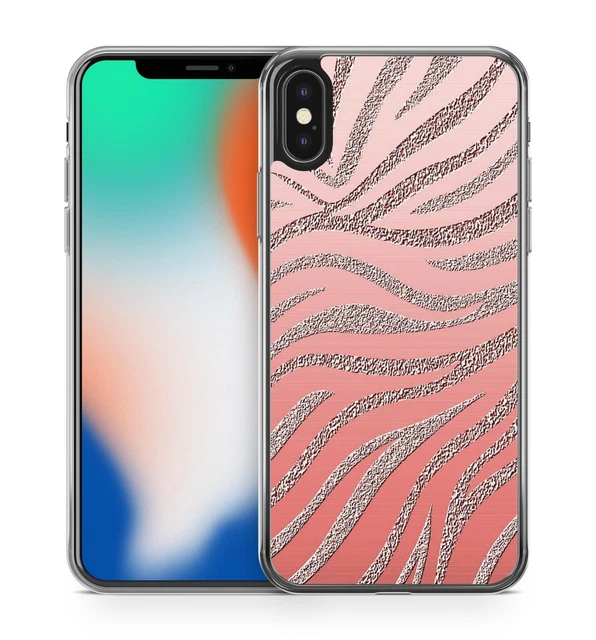 Blanc Zèbre Rayures Camouflage Motif Léger Ciel Étui de Téléphone