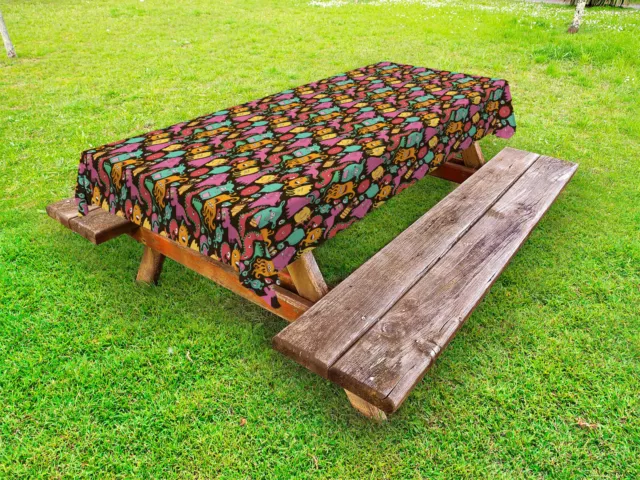 Kindergarten Outdoor Tischdecke Bunte Monster Pattern Gartentisch Servietten