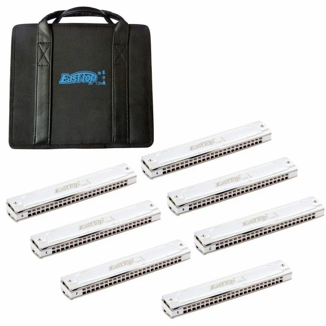 EASTTOP HARMONICA SET 24Hole Professional Tremolo Professional