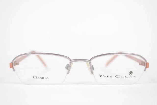 YVES COGAN YC483 Vio Org 51 18 135 Rose Orange Démi Monture