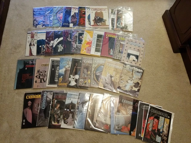 Cerebus Comic Lot 69 Issues Several Runs from 23-100 Aardvark-Vanaheim - R331
