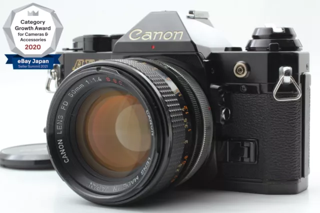 **NEAR MINT** Canon AE-1 Program 35mm Film Camera + FD 50mm f/1.4 S.S.C. FromJPN