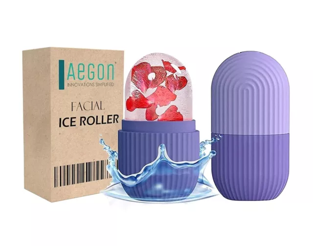 Rodillo de hielo para rostro/Rodillo de hielo para masajeador facial