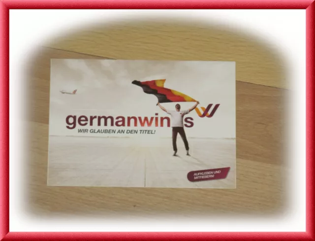 germanwings Lufthansa Aufkleber Sticker 1 Stück Neu und unbenutzt