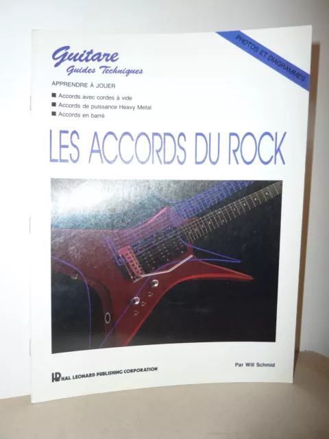Partition / Songbook LES ACCORDS DU ROCK * Will Schmid * Guides techniques