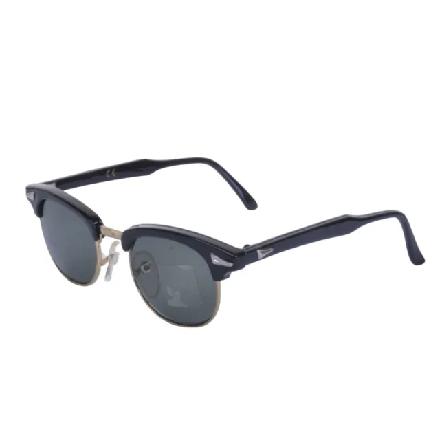 Kids Black Brow Bar Sunglasses UV400 Classic Retro Style